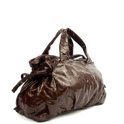 Gucci Tote Hysteria Hobo - Medium in Brown, Patent Leather — Alternate View 14