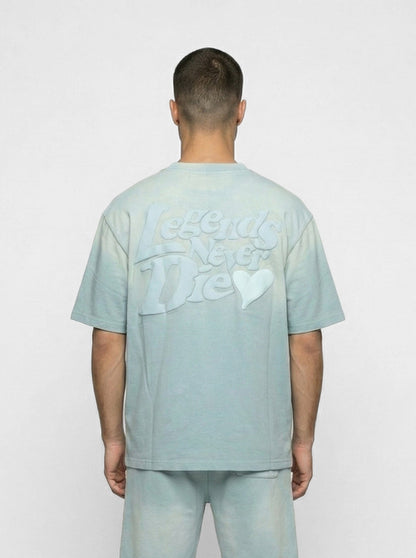 Legende Paris LND GRADIENT T-SHIRT - ICY BLUE — XS — Side View