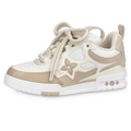 Louis Vuitton LV Skate Sneaker Beige White — UK 1 — Front View