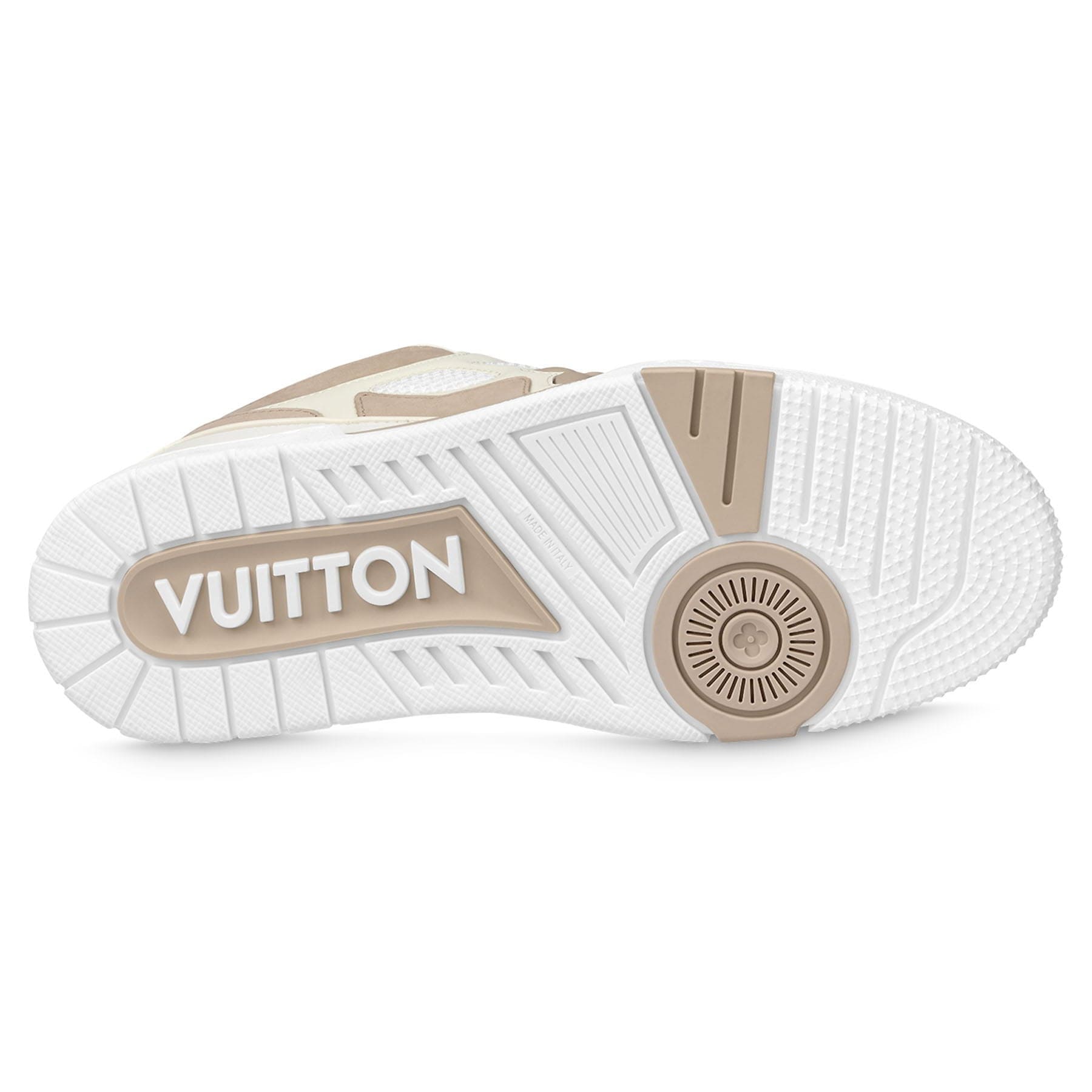 Louis Vuitton LV Skate Sneaker Beige White — UK 1 — Top View