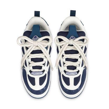 Louis Vuitton LV Skate Sneaker Marine White — UK 1 — Side View