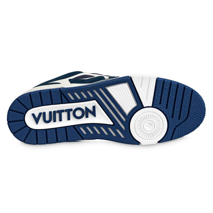Louis Vuitton LV Skate Sneaker Marine White — UK 1 — Top View