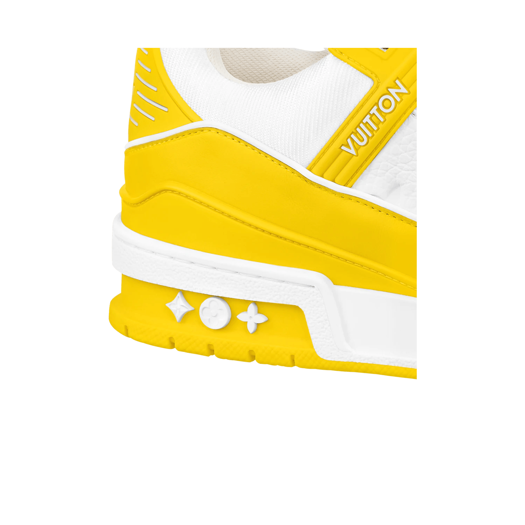 Louis Vuitton Trainer Yellow White Monogram — XXS — Top View