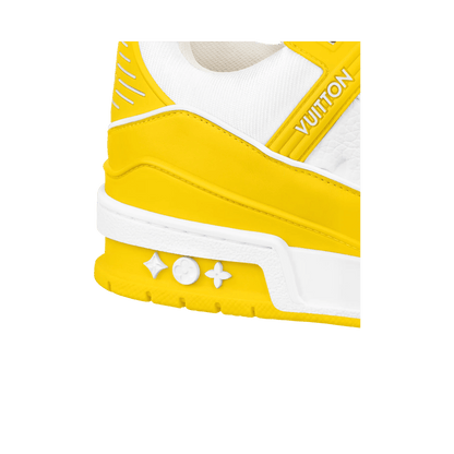 Louis Vuitton Trainer Yellow White Monogram — XXS — Top View