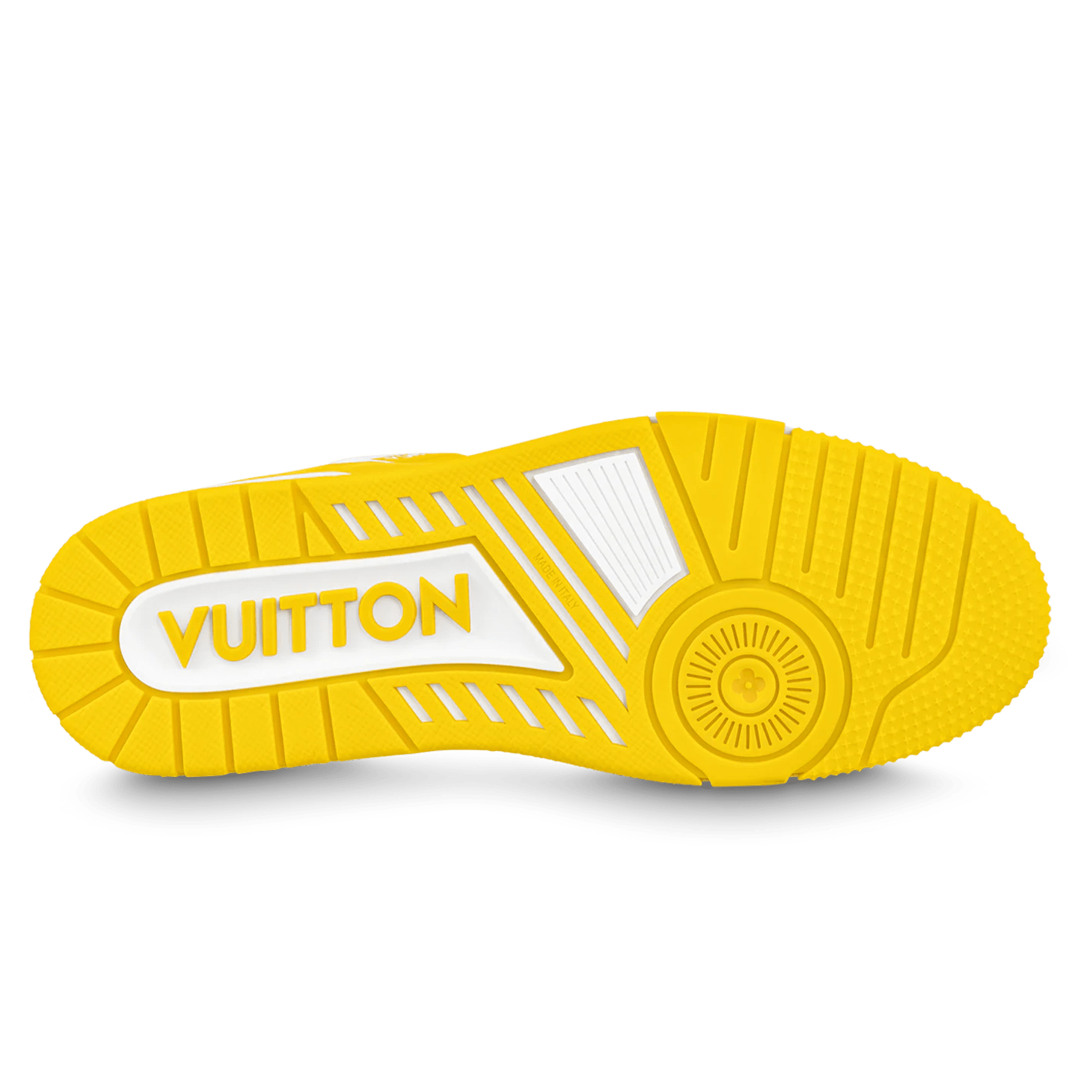 Louis Vuitton Trainer Yellow White Monogram — XXS — Detail View
