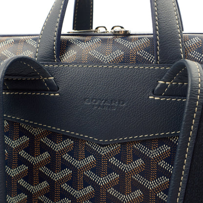Goyard Backpack Cisalpine Backpack in Blue, Leather — Alternate View 7