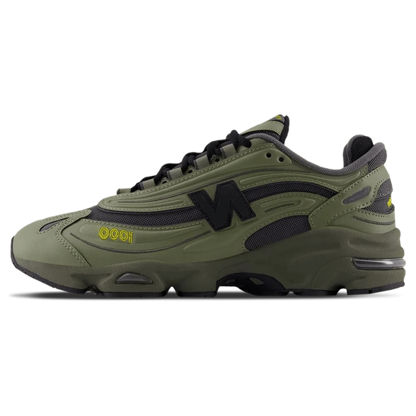 New Balance 1000 'Dark Olivine Magnet' — UK 3.5 | EU 36 | US 4 — Front View