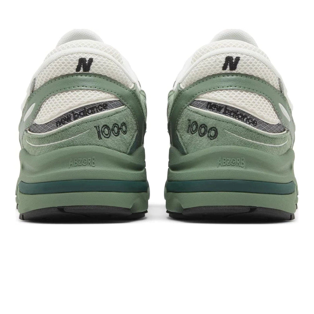 New Balance 1000 'Mallard Green Sea Salt' — UK 3.5 | EU 36 | US 4 — Top View