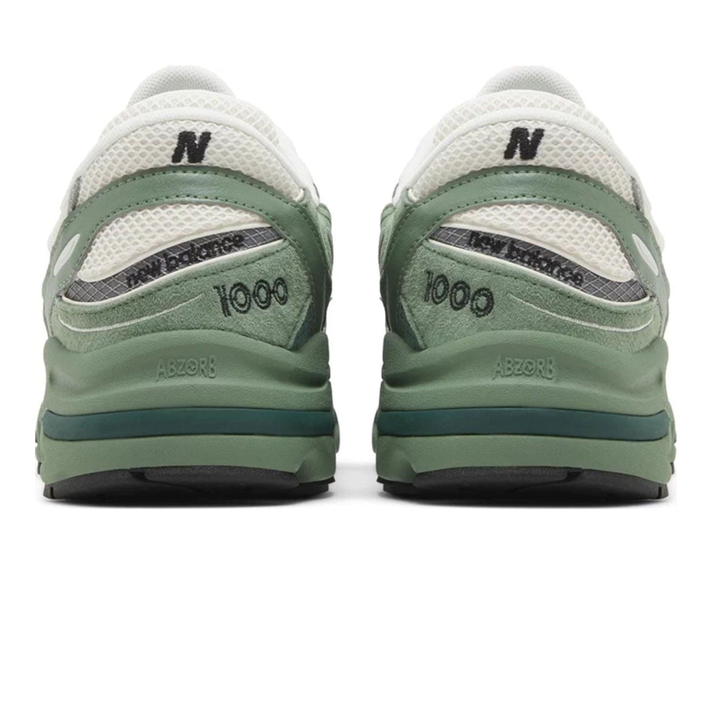 New Balance 1000 'Mallard Green Sea Salt' — UK 3.5 | EU 36 | US 4 — Top View
