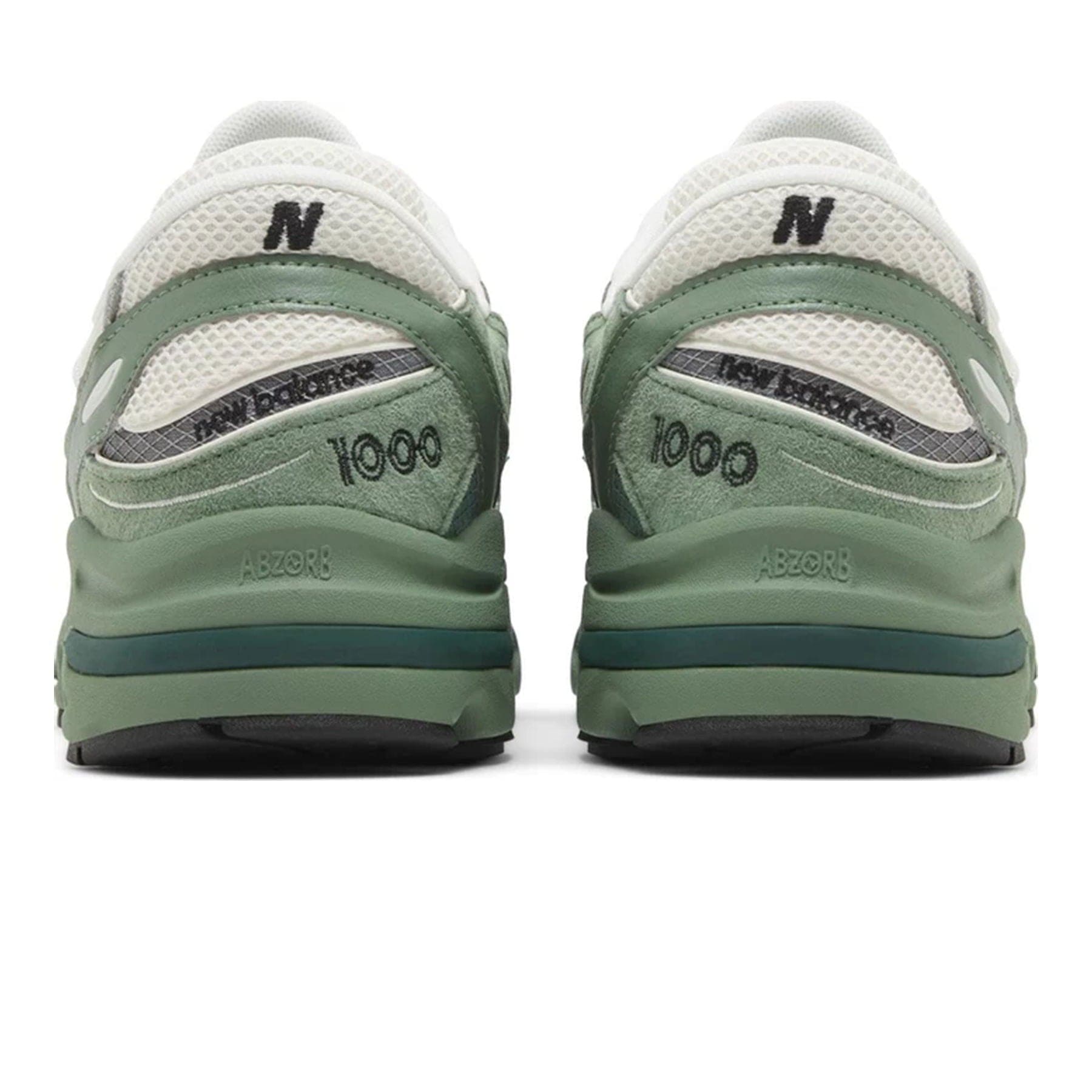 New Balance 1000 'Mallard Green Sea Salt' — UK 3.5 | EU 36 | US 4 — Top View