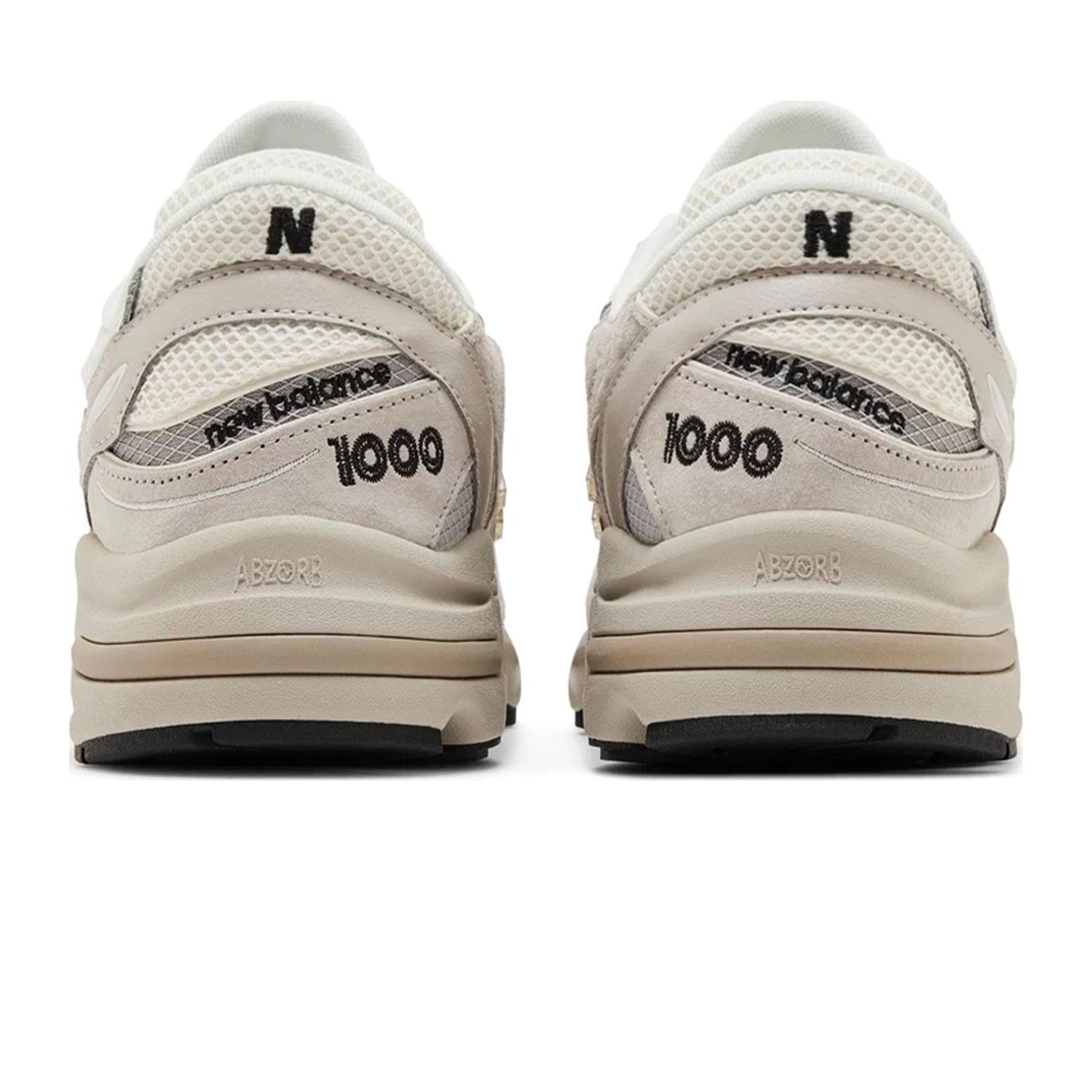 New Balance 1000 'Moonrock Sea Salt' — UK 3.5 | EU 36 | US 4 — Top View