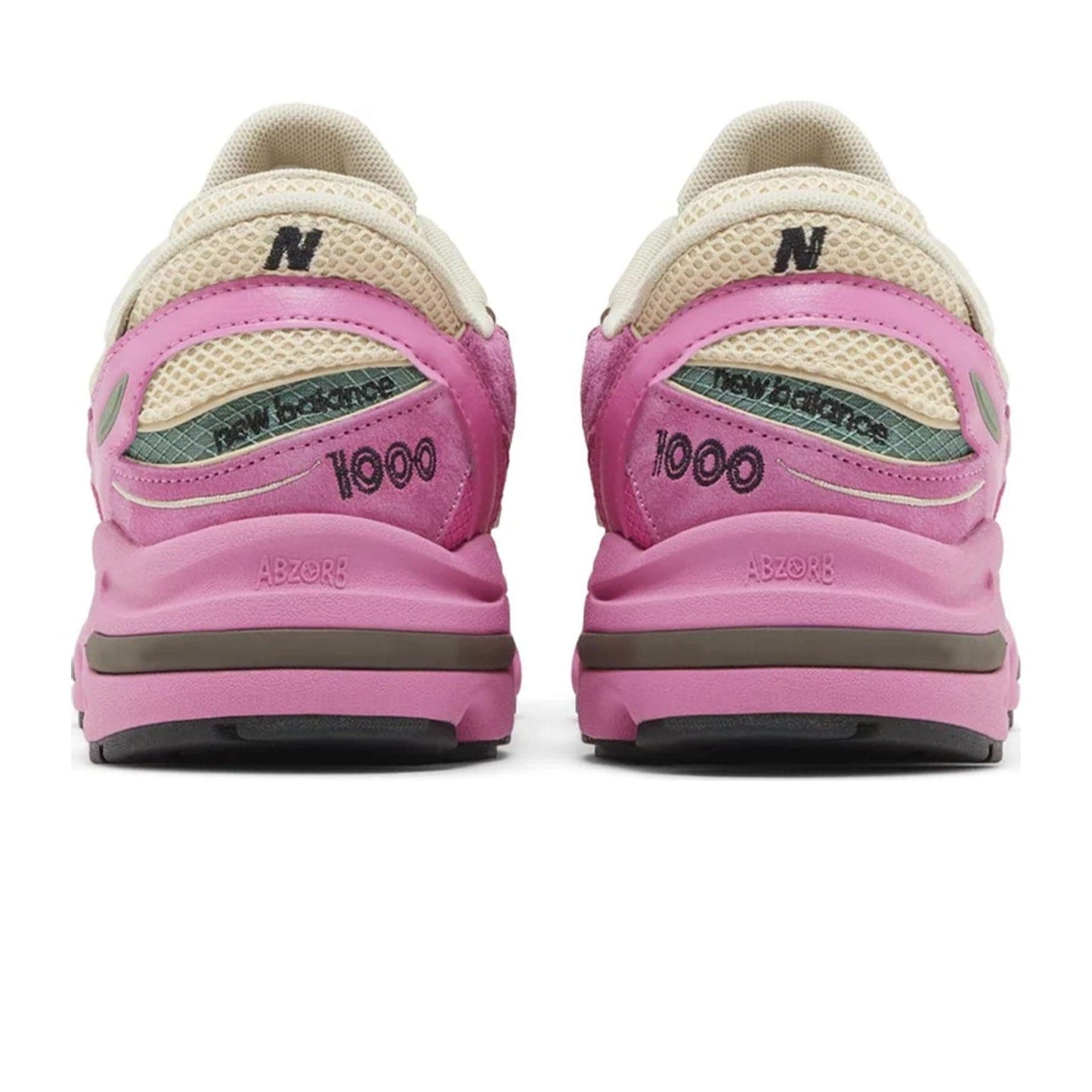 New Balance 1000 'Real Pink Sandstone' — UK 3.5 | EU 36 | US 4 — Top View
