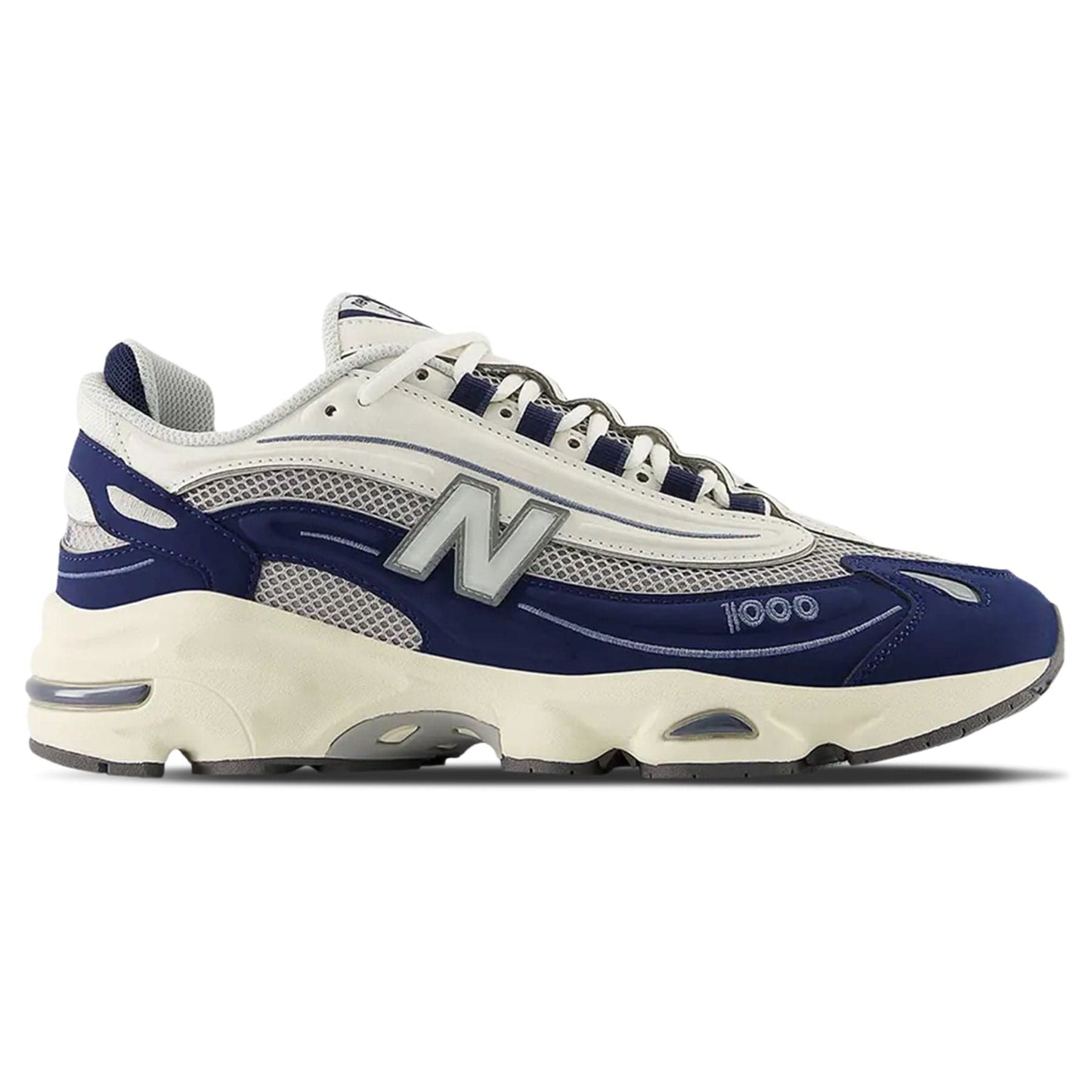 New Balance 1000 'Navy Sea Salt' — UK 3.5 | EU 36 | US 4 — Side View