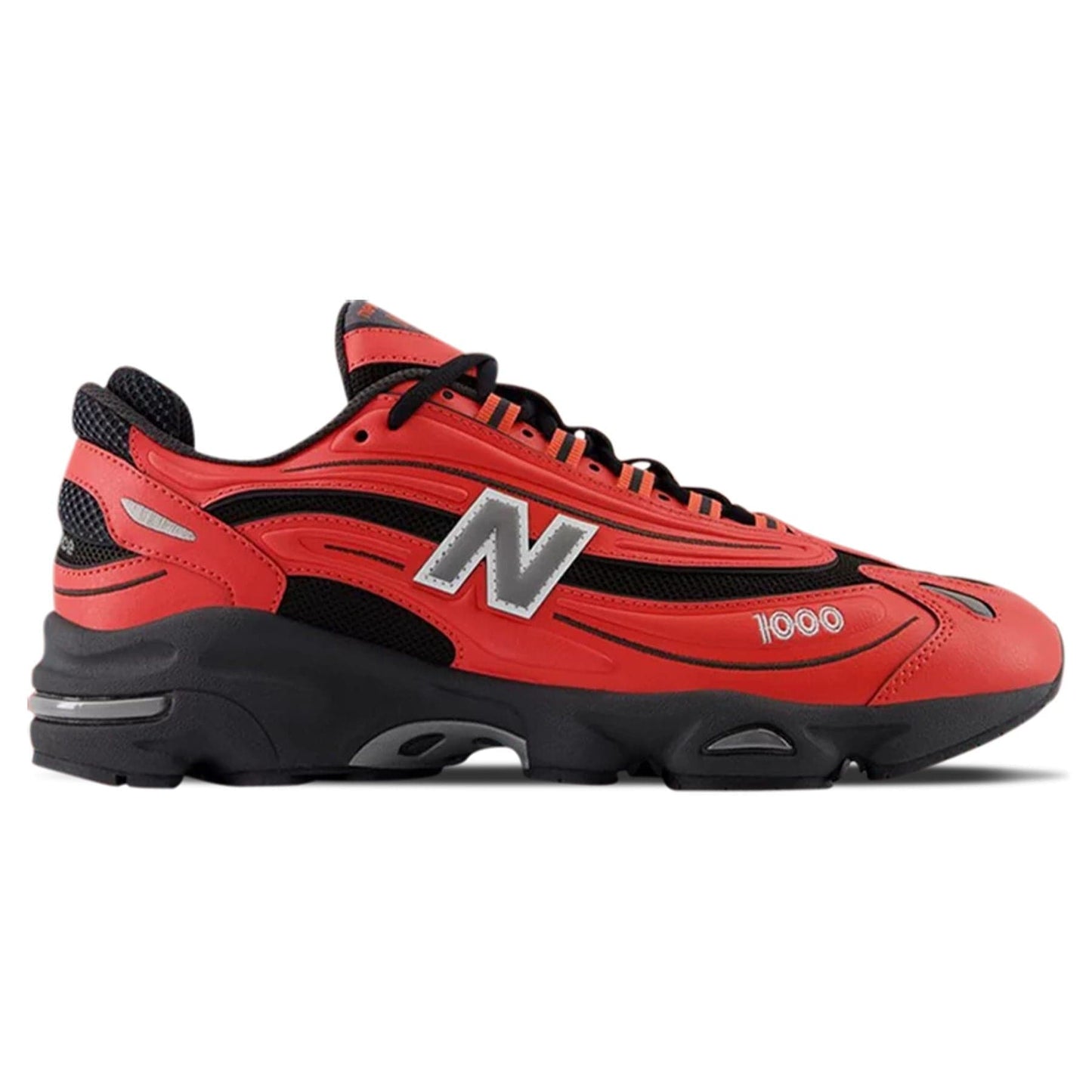 New Balance 1000 'Red Black' — UK 3.5 | EU 36 | US 4 — Side View