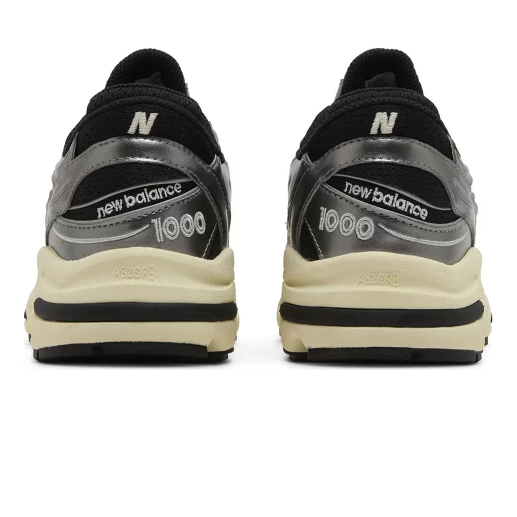 New Balance 1000 'Silver Metallic' — UK 3.5 | EU 36 | US 4 — Top View