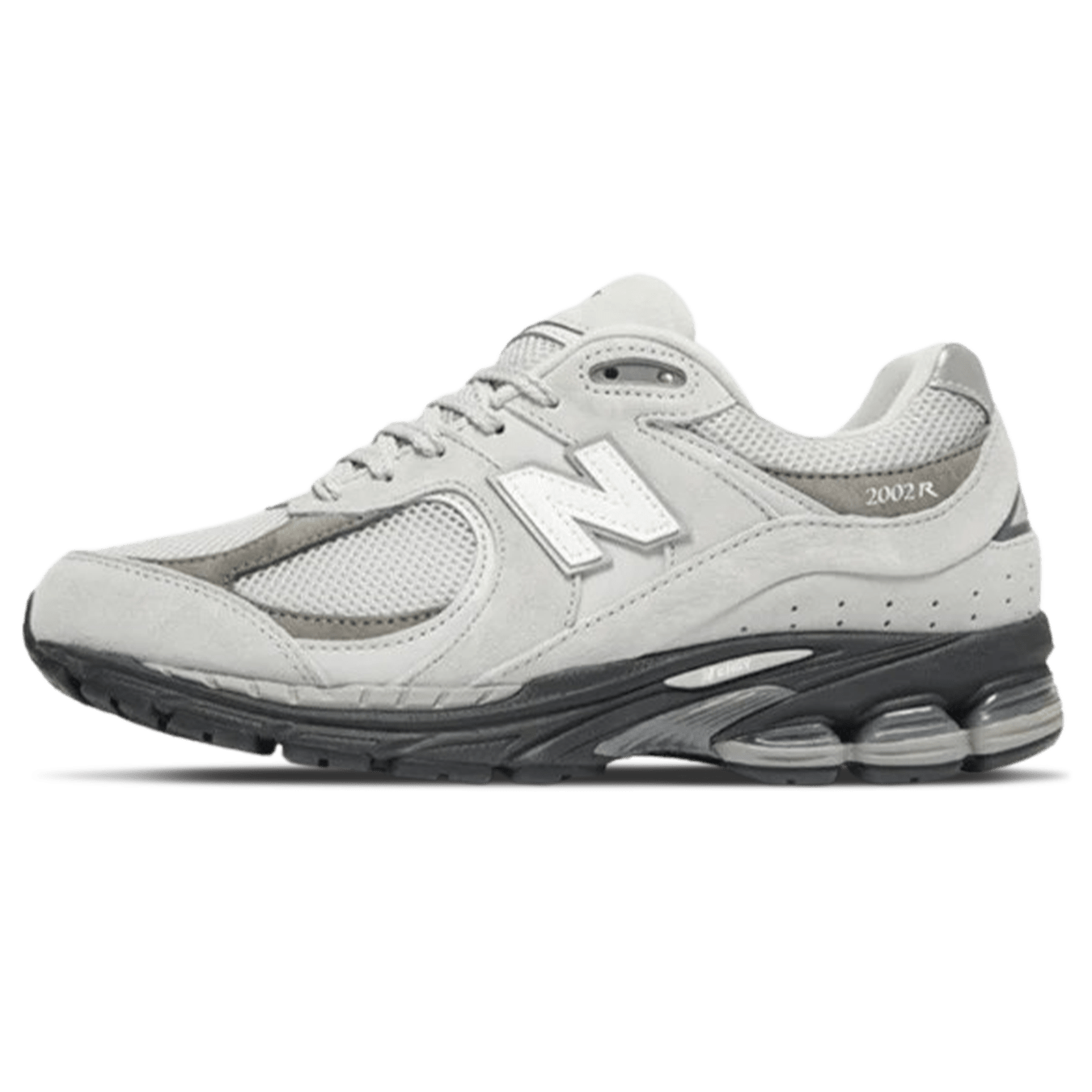 New Balance 2002R 'Grey Black' — UK 3.5 | EU 36 | US 4 — Front View