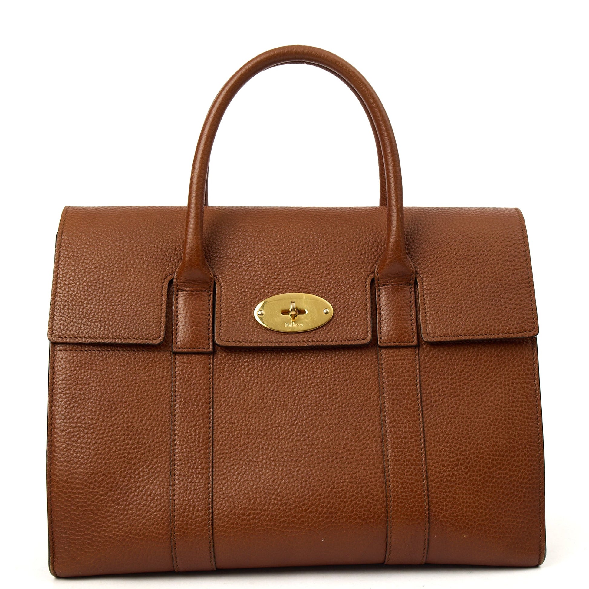 Mulberry Tote Bayswater - New in Oak, Leather — Front View