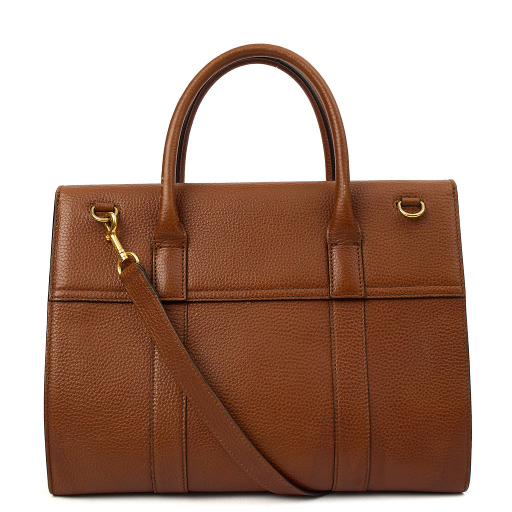 Mulberry Tote Bayswater - New in Oak, Leather — Top View