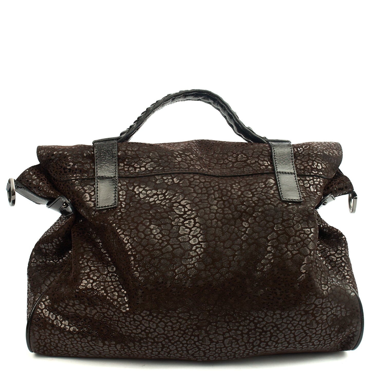 Mulberry Satchel Alexa in Brown, Leather — Top View