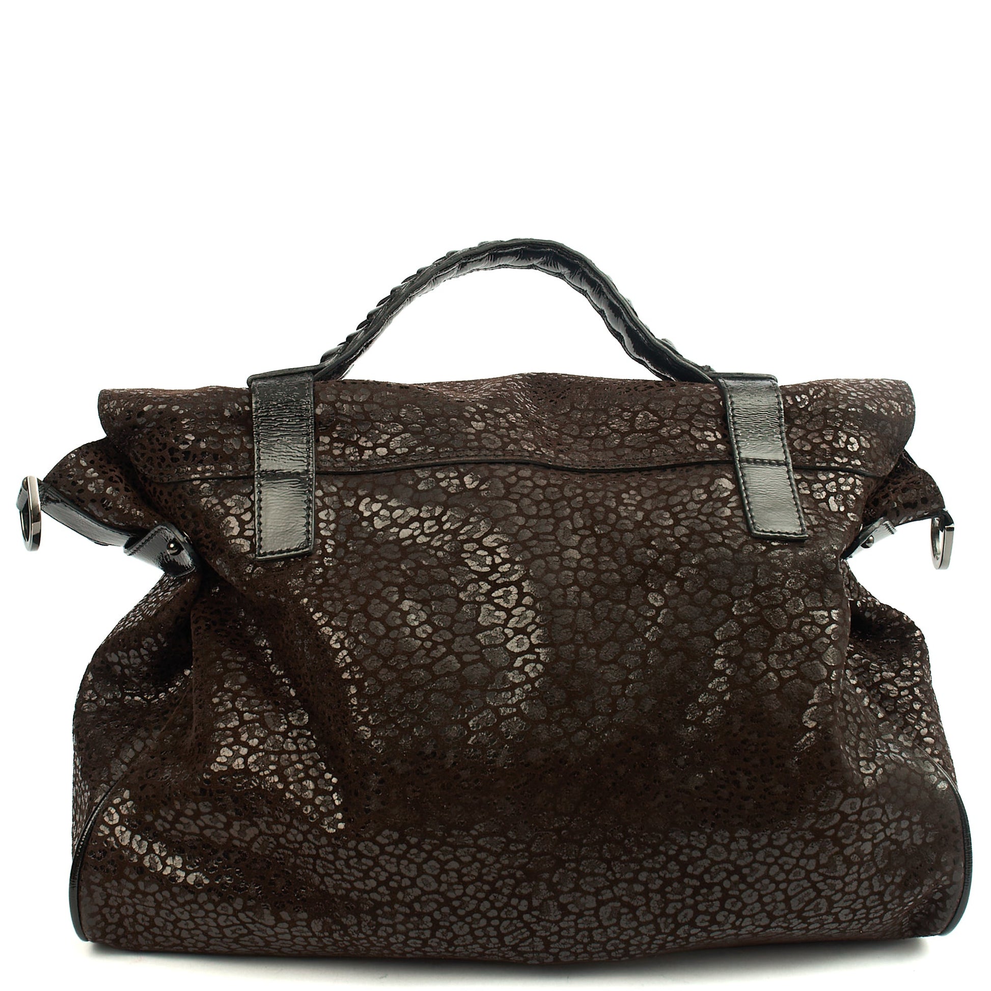 Mulberry Satchel Alexa in Brown, Leather — Top View