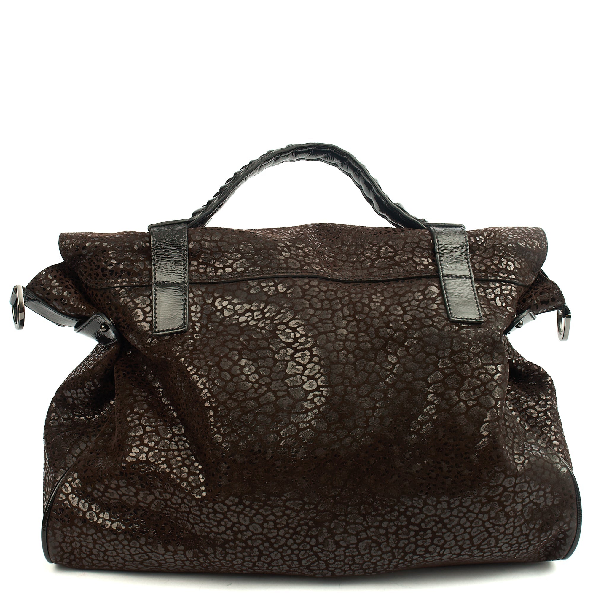 Mulberry Satchel Alexa in Brown, Leather — Top View