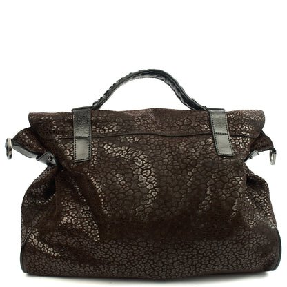 Mulberry Satchel Alexa in Brown, Leather — Top View
