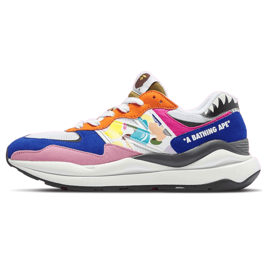 BAPE x New Balance 57/40 'Multi-Color' — UK 3.5 | EU 36 | US 4 — Front View