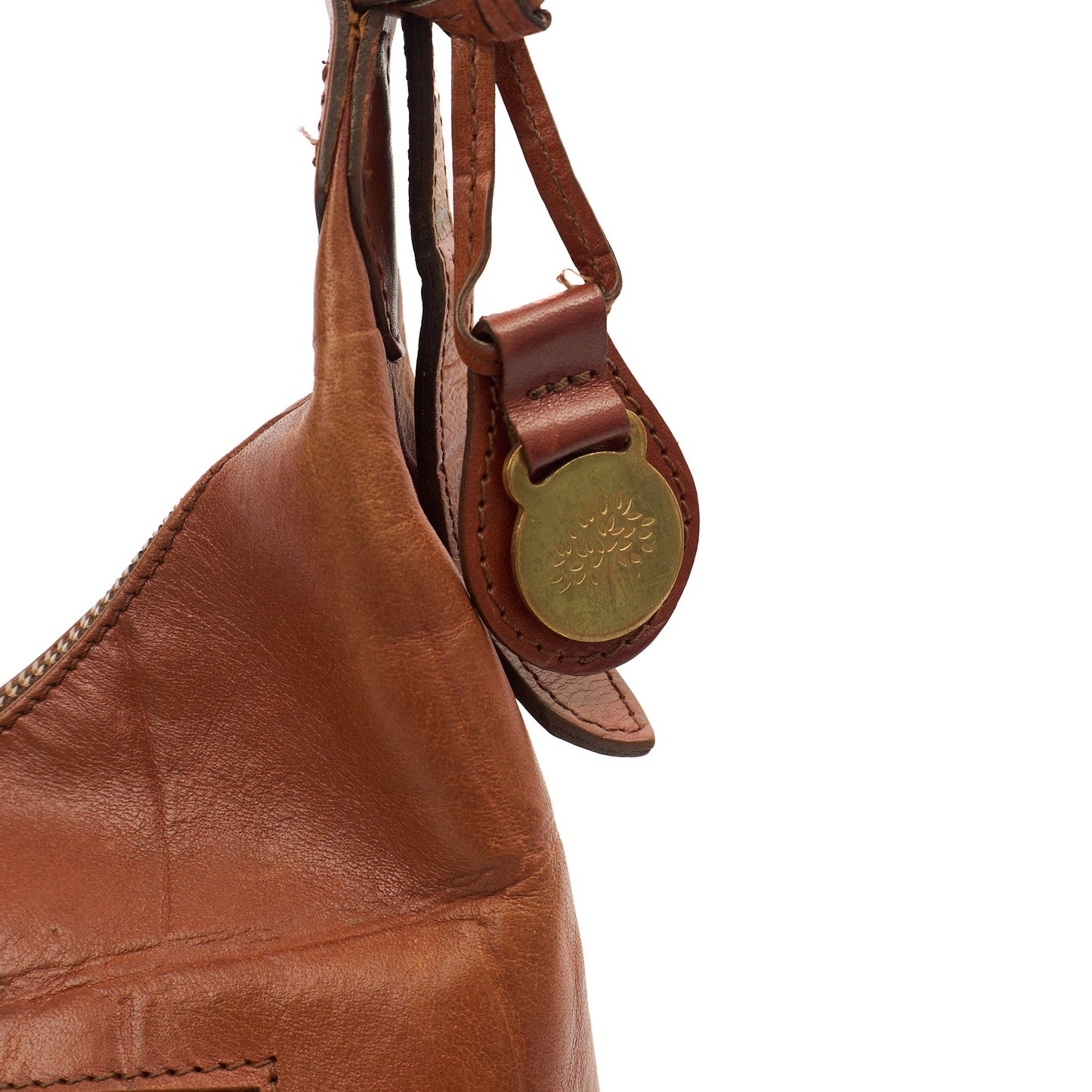 Mulberry Shoulder Bag Vintage Shoulder Bag in Oak, invalid — Lifestyle View