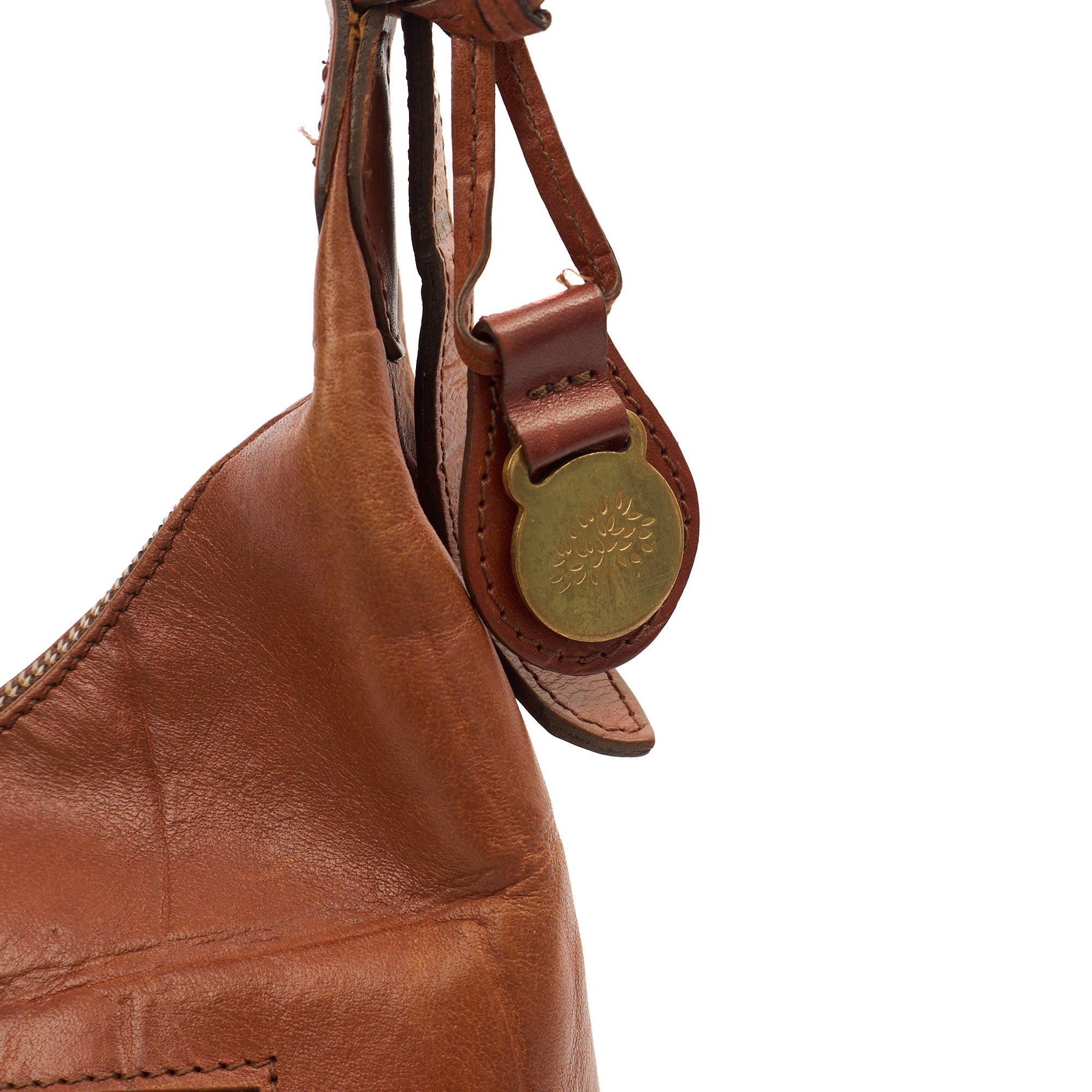 Mulberry Shoulder Bag Vintage Shoulder Bag in Oak, invalid — Lifestyle View