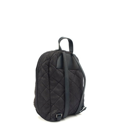 Stella McCartney Backpack Falabella Go Backpack in Black, Vegan Leather — Side View