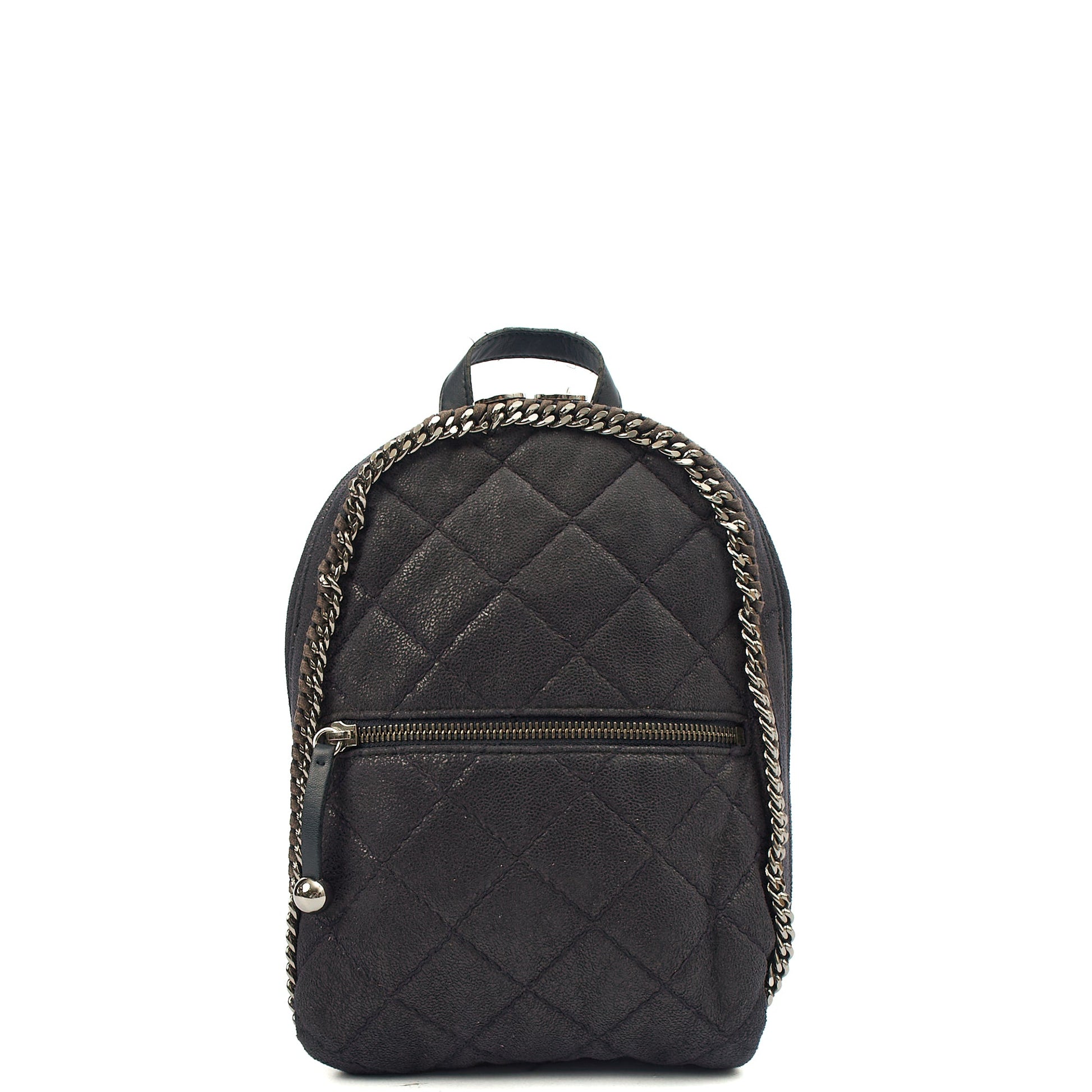 Stella McCartney Backpack Falabella Go Backpack in Black, Vegan Leather — Alternate View 7
