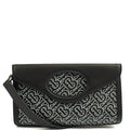 Burberry Cross Body Crossbody in Black, Leather — Front View