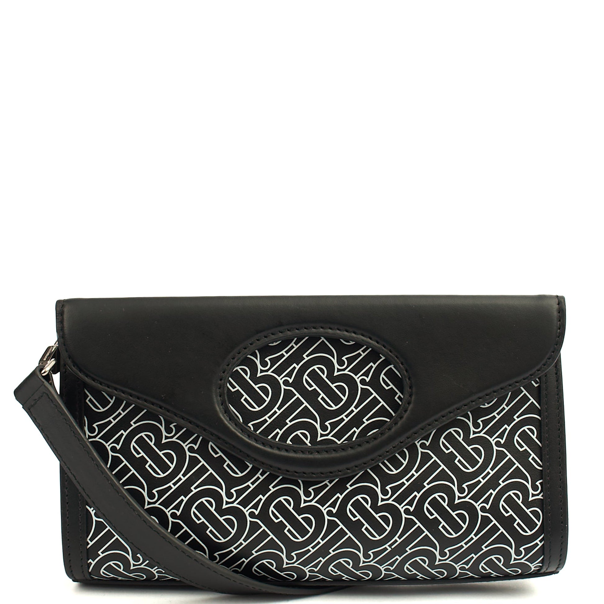 Burberry Cross Body Crossbody in Black, Leather — Alternate View 7