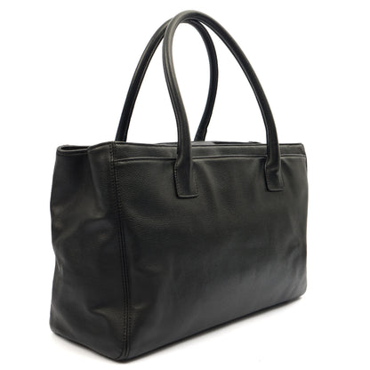 Chanel Tote Executive Shopper Tote in Black, Calfskin Leather — Alternate View 20