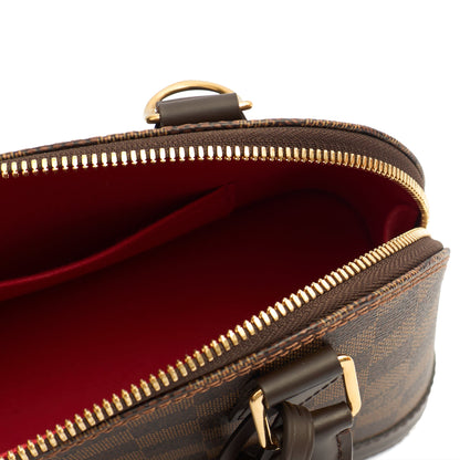 Louis Vuitton Top Handle Alma BB in Damier Ebene, Canvas — Alternate View 7
