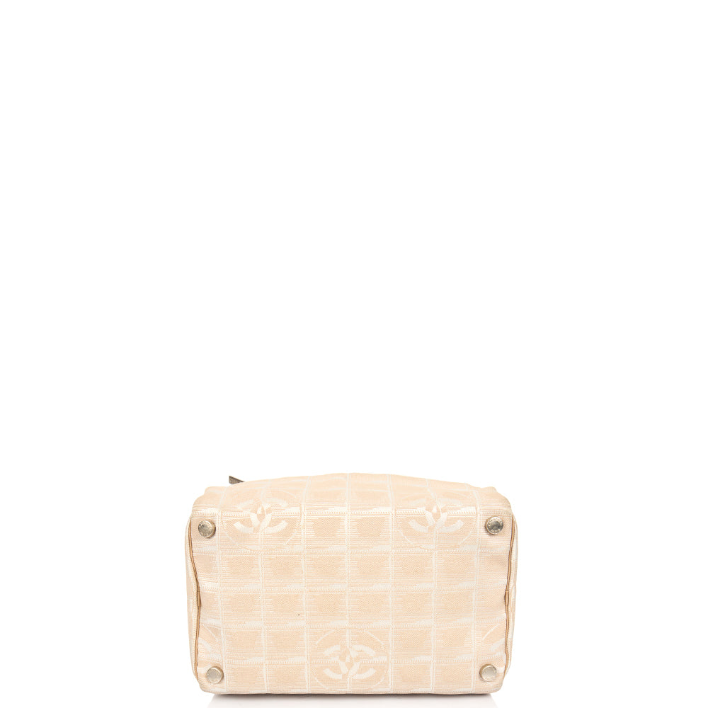 Chanel Travel Line Pouch in Pink, Canvas — Detail View