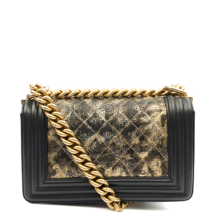 Chanel Mini Bag Boy - Mini in Metallic, Leather — Alternate View 14
