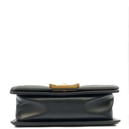 Chanel Mini Bag Boy - Mini in Metallic, Leather — Top View