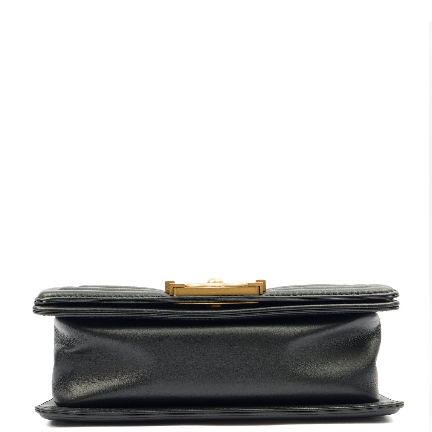 Chanel Mini Bag Boy - Mini in Metallic, Leather — Alternate View 15