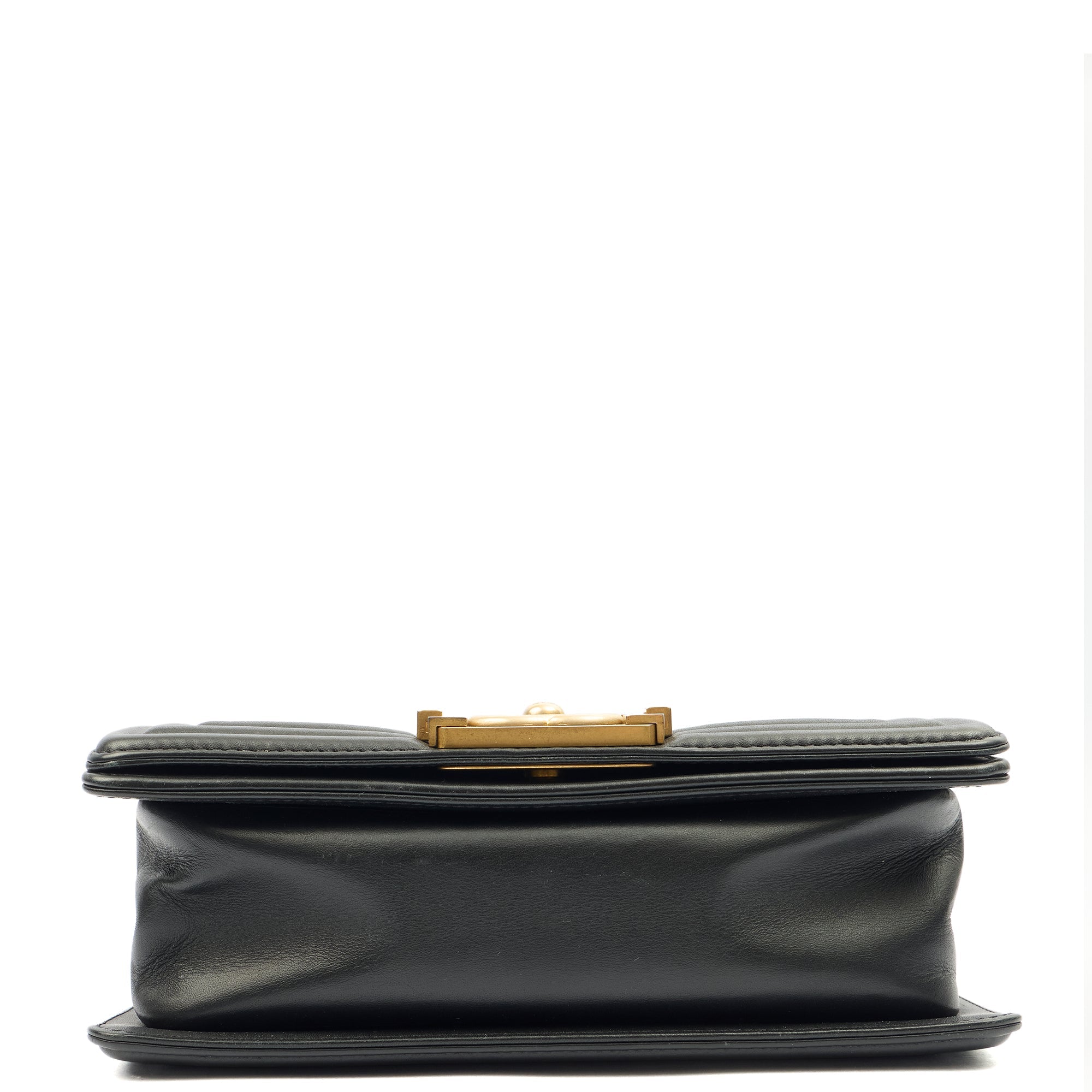 Chanel Mini Bag Boy - Mini in Metallic, Leather — Alternate View 15