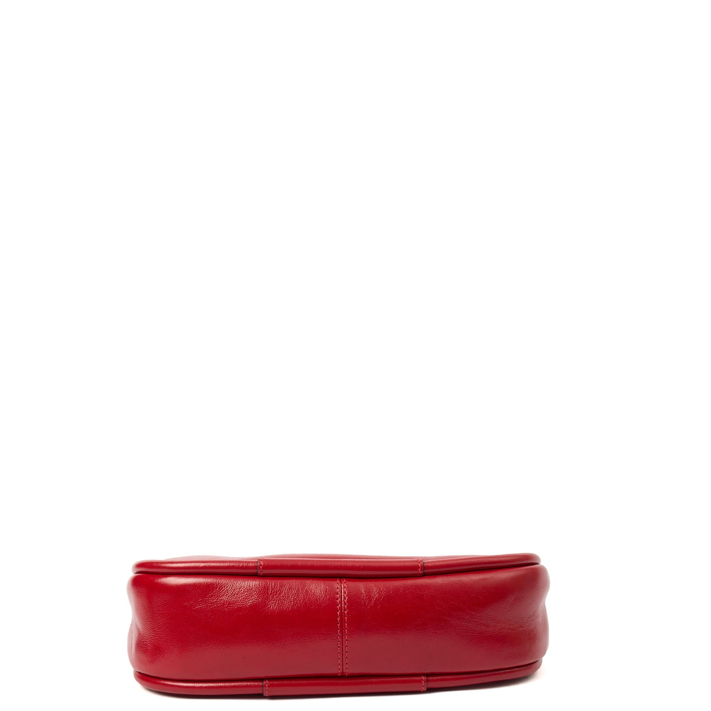Mulberry Shoulder Bag Link Shoulder Bag in Lancaster Red, Leather — Detail View