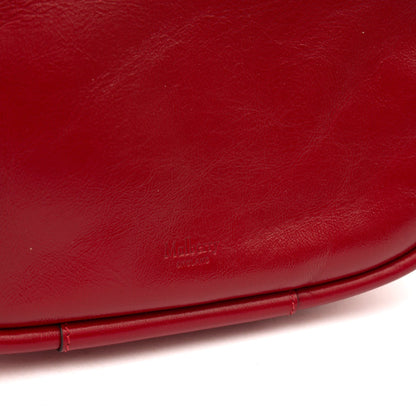 Mulberry Shoulder Bag Link Shoulder Bag in Lancaster Red, Leather — Lifestyle View
