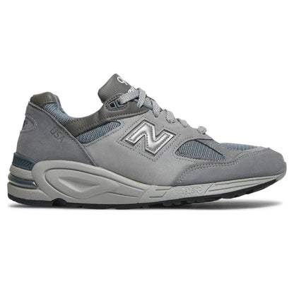 WTAPS x New Balance 990v2 Made In USA 'Grey' — UK 3.5 | EU 36 | US 4 — Side View