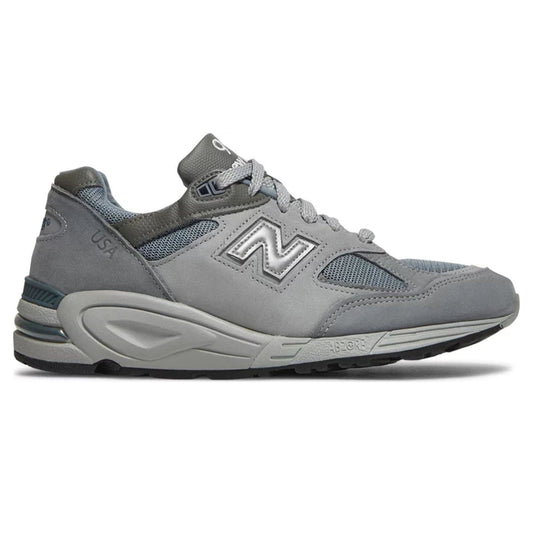 WTAPS x New Balance 990v2 Made In USA 'Grey' — UK 3.5 | EU 36 | US 4 — Side View