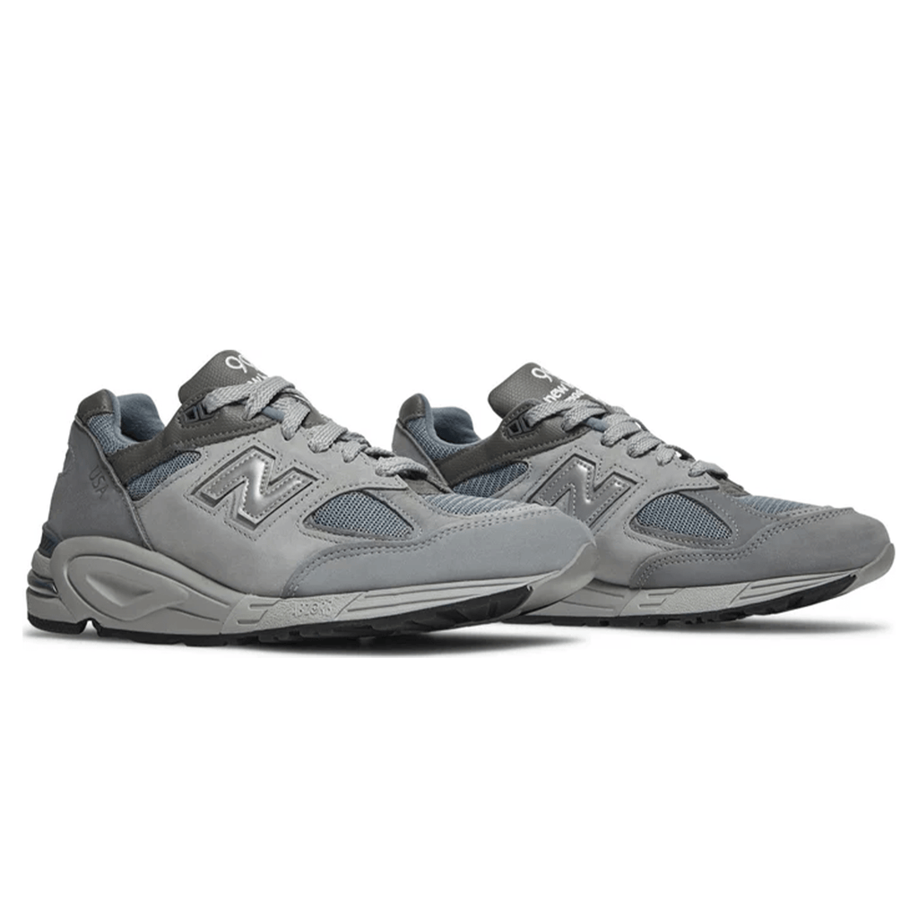 WTAPS x New Balance 990v2 Made In USA 'Grey' — UK 3.5 | EU 36 | US 4 — Back View