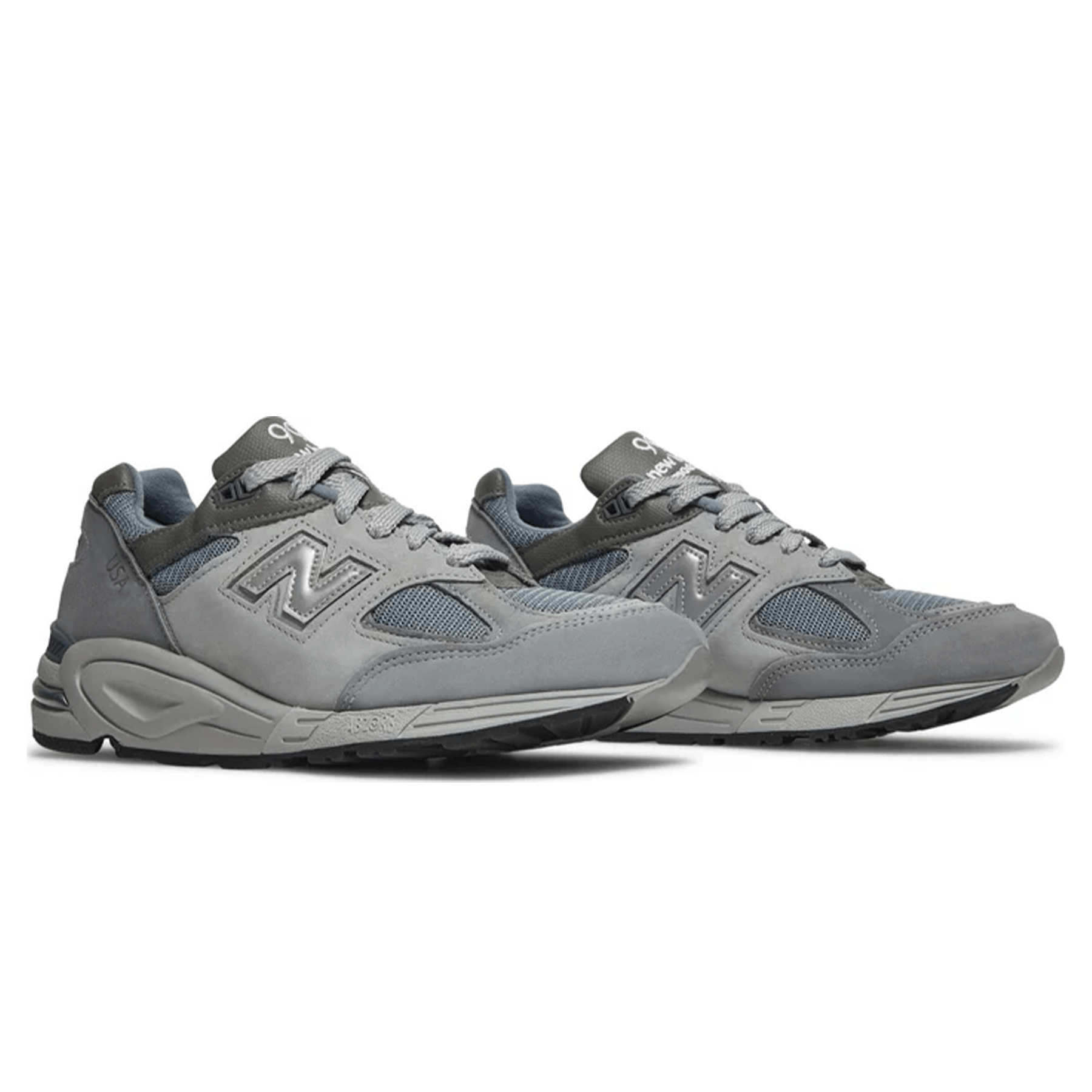 WTAPS x New Balance 990v2 Made In USA 'Grey' — UK 3.5 | EU 36 | US 4 — Back View