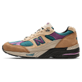Palace x New Balance 991 Made in England 'Taos Taupe Grape' — UK 3.5 | EU 36 | US 4 — Front View