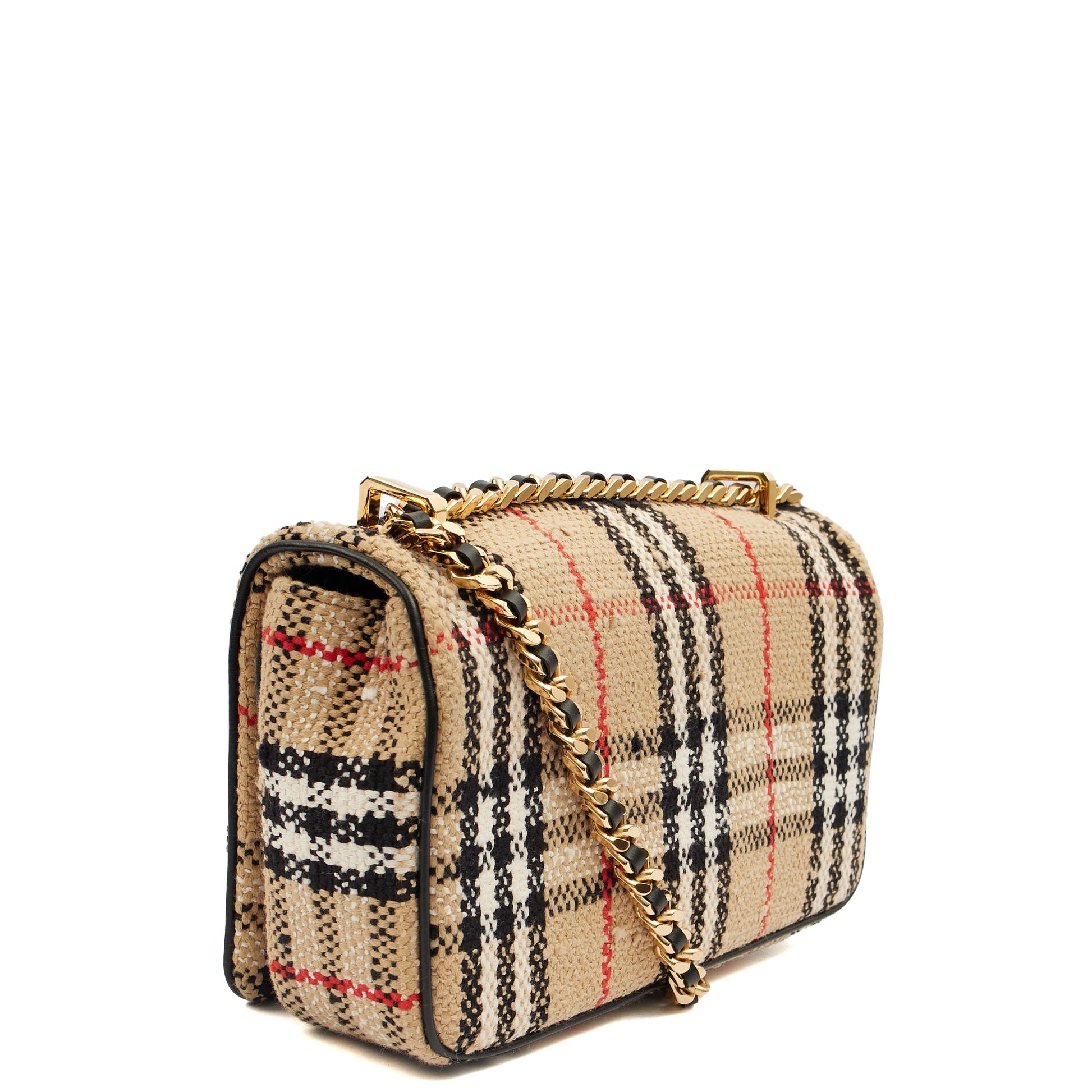 Burberry Shoulder Bag Lola Bag - Small in Brown, Leather — Side View