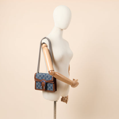 Gucci Cross Body Dionysus - Mini in Brown, Fabric — Side View