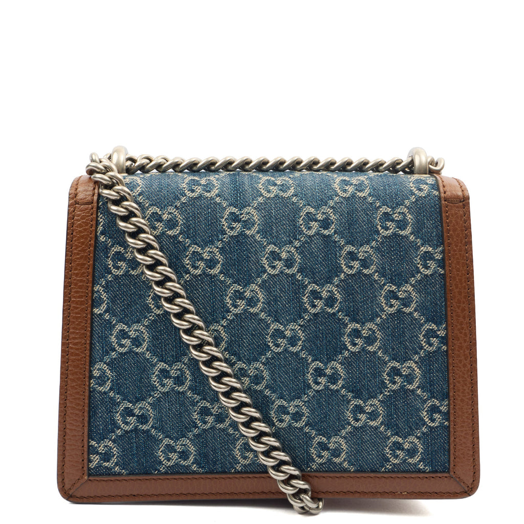 Gucci Cross Body Dionysus - Mini in Brown, Fabric — Top View